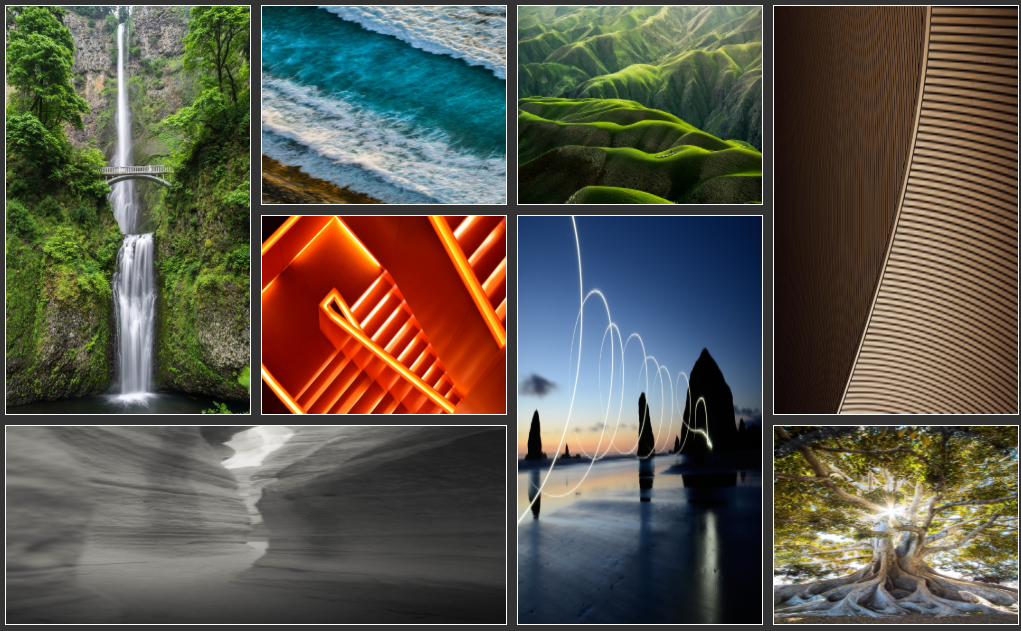 imagen diseño grid responsive de varias imágenes