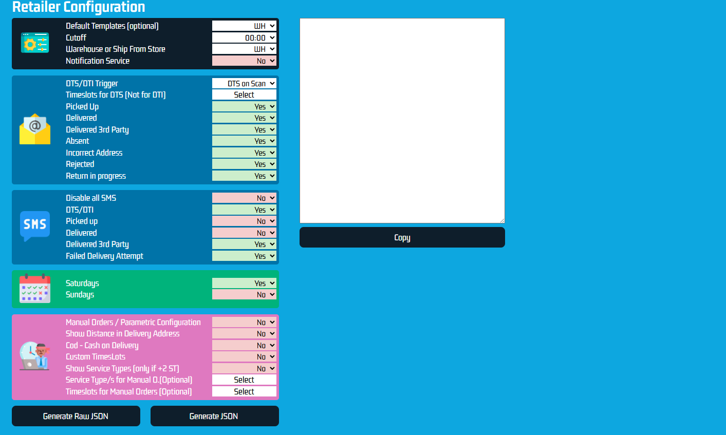imagen web json generator